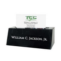 Small Nameplate w/Card holder - Jet Black